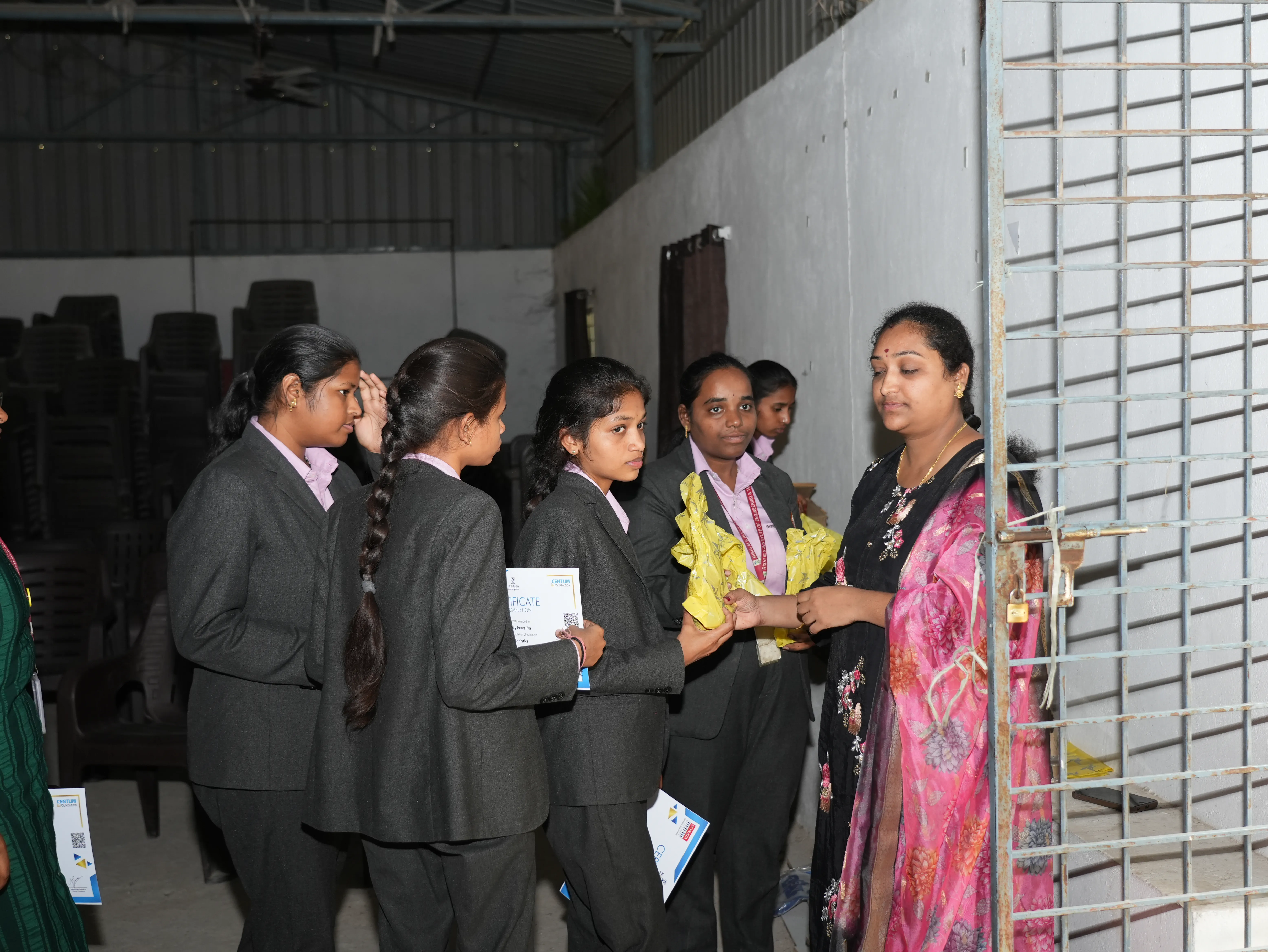 Convocation Ceremony of Sonata CSR through Centrum foundation for 4 th year students - RITW